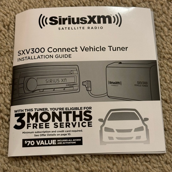 New SiriusXM In-Dash Connect Vehicle Tuner SXV300SV1 - Integrate Satellite Radio - Picture 2 of 2
